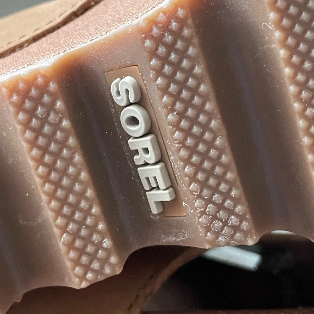SOREL Joanie Il leather wedge sandals